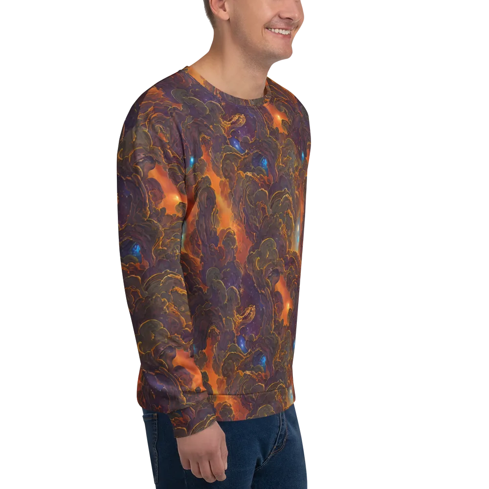 Pozzo Vortex on Sweatshirt — Right Front