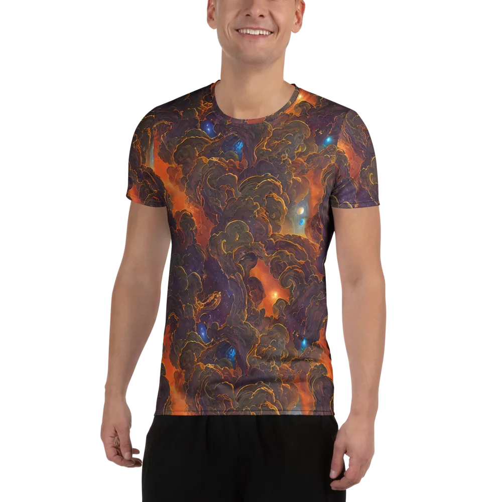Pozzo Vortex on Men's Athletic T-Shirt — Front