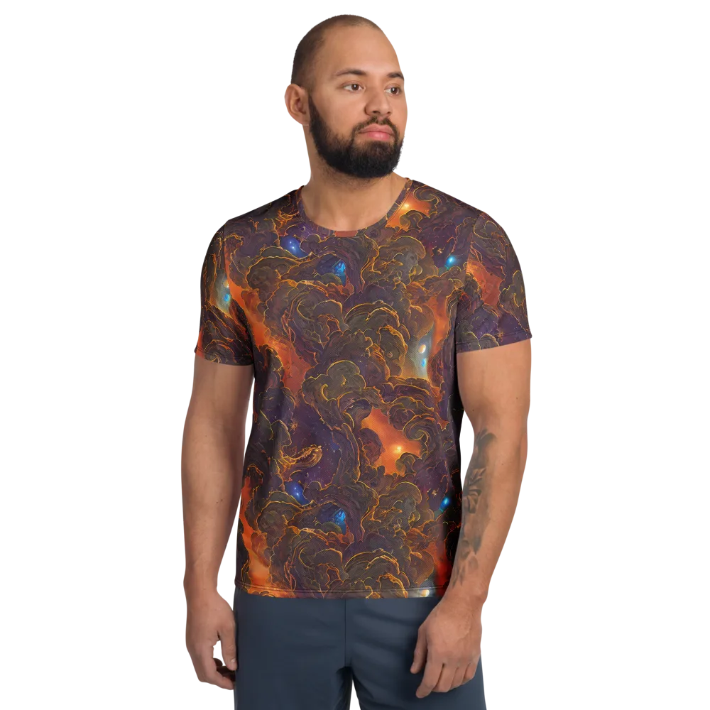 Pozzo Vortex on Men's Athletic T-Shirt — Front
