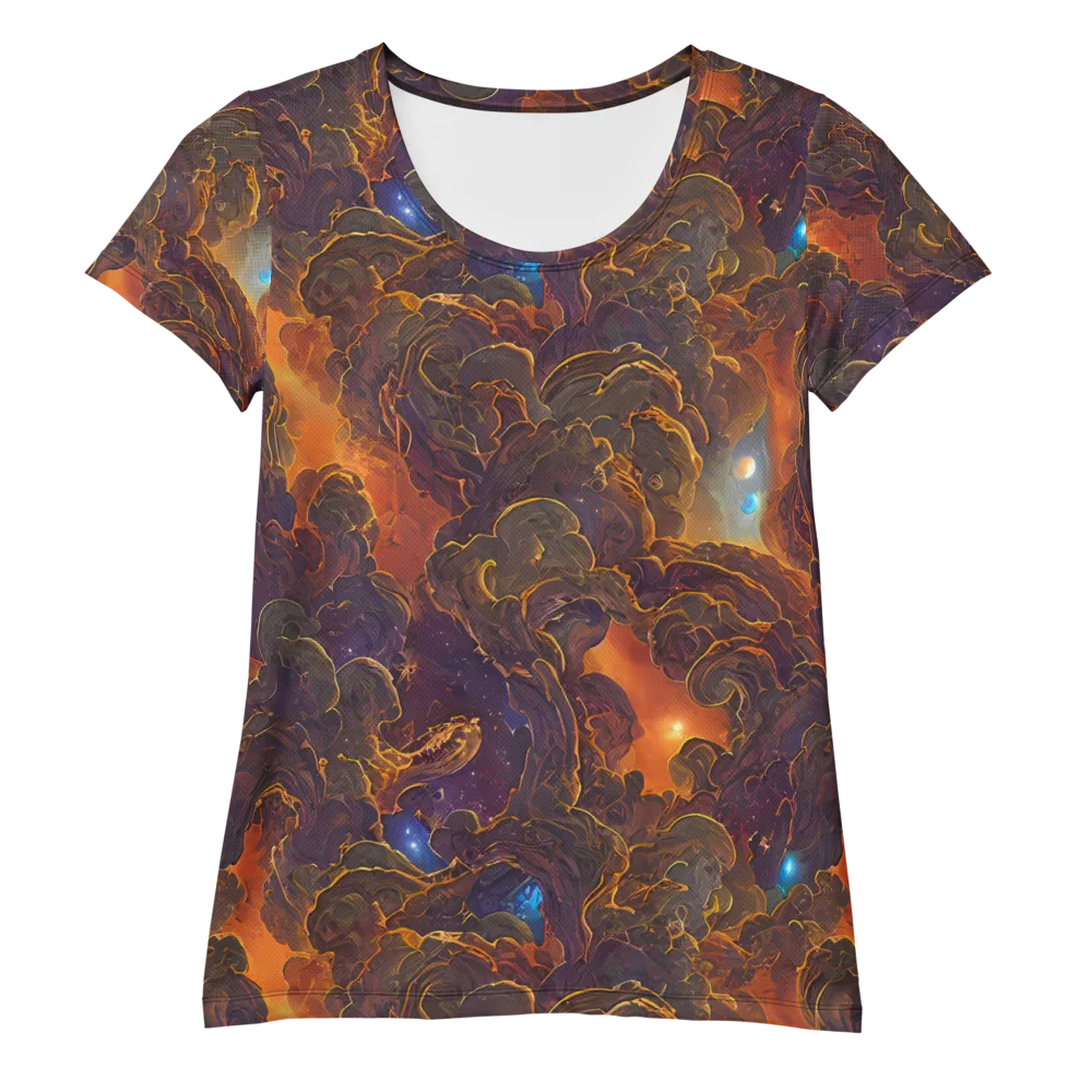 Pozzo Vortex on Women's Athletic T-Shirt — Front
