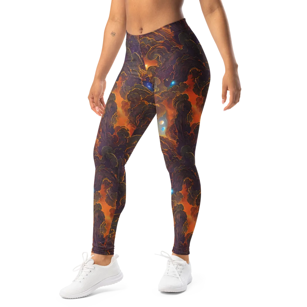 Pozzo Vortex on Leggings — Left Front
