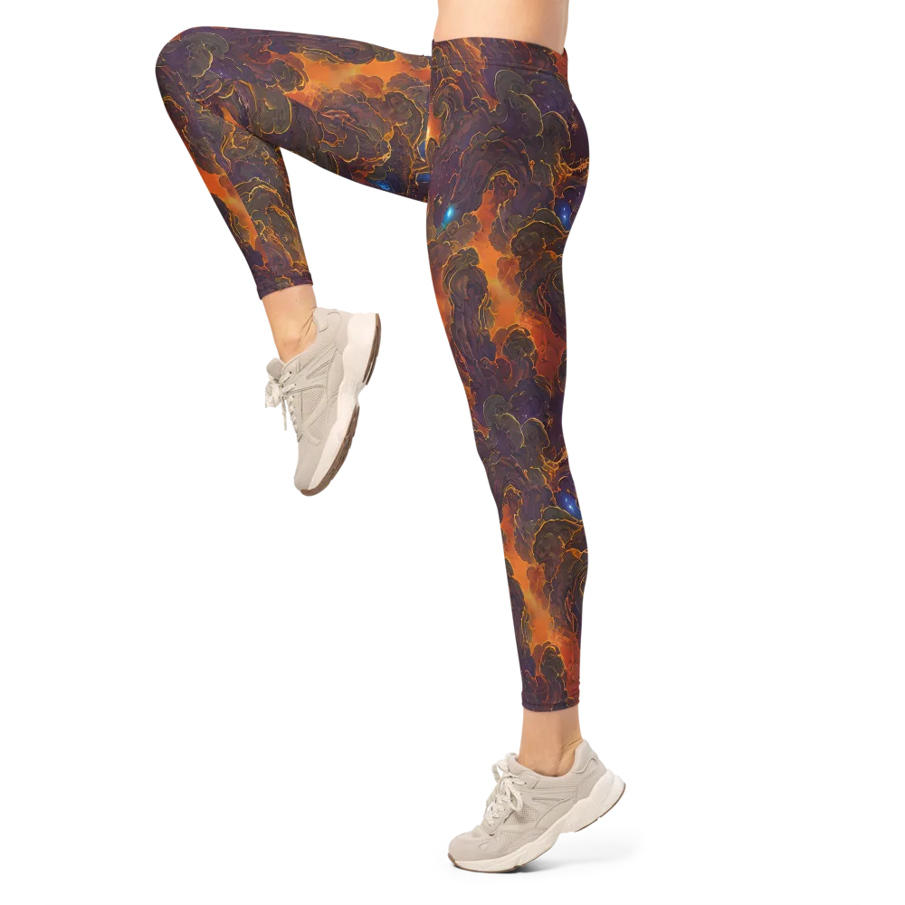 Pozzo Vortex on Leggings — Left