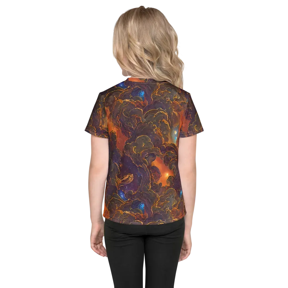 Pozzo Vortex on Kids Crew Neck T-Shirt — Back