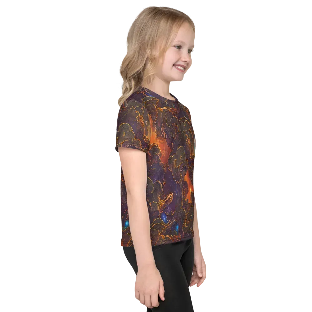 Pozzo Vortex on Kids Crew Neck T-Shirt — Right