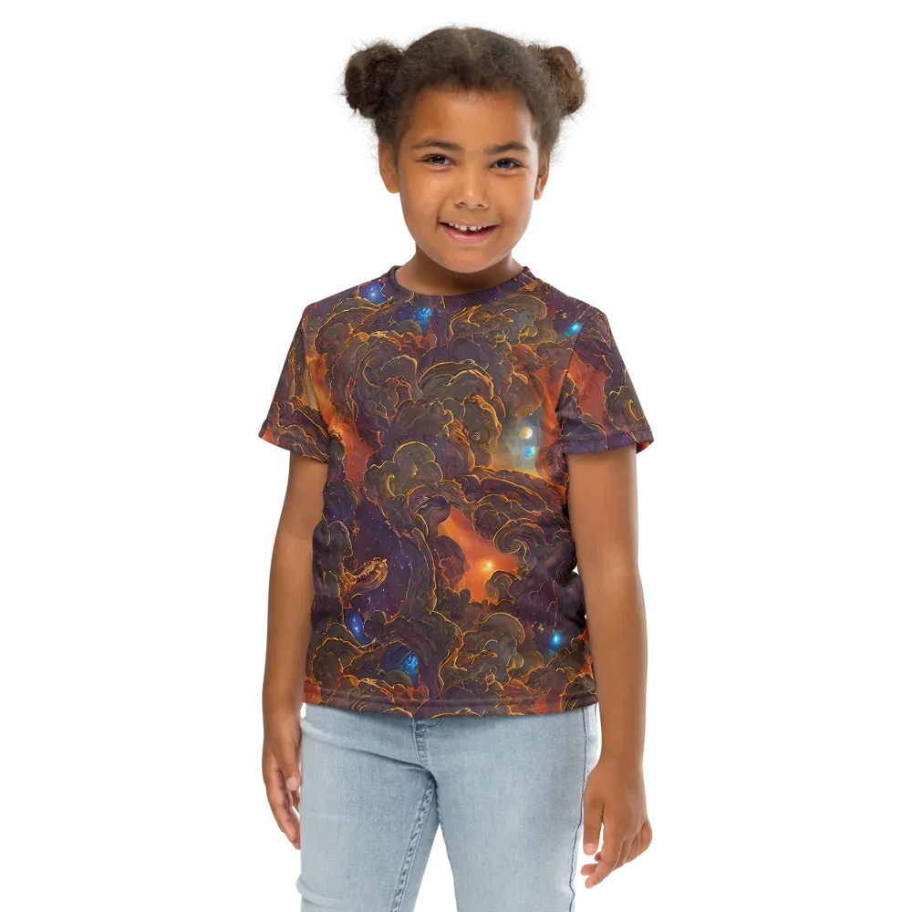 Pozzo Vortex on Kids Crew Neck T-Shirt — Front
