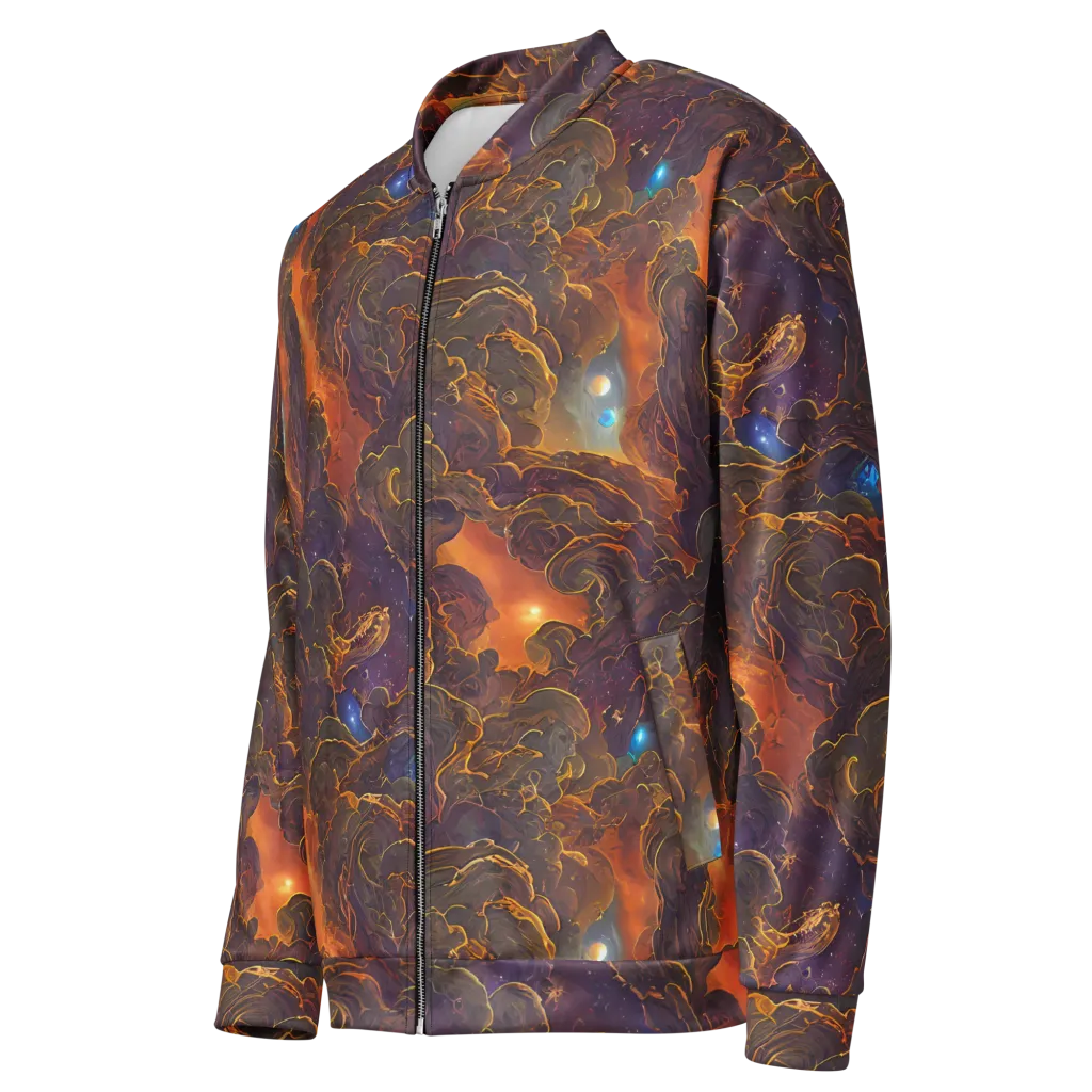 Pozzo Vortex on Bomber Jacket — Left Front