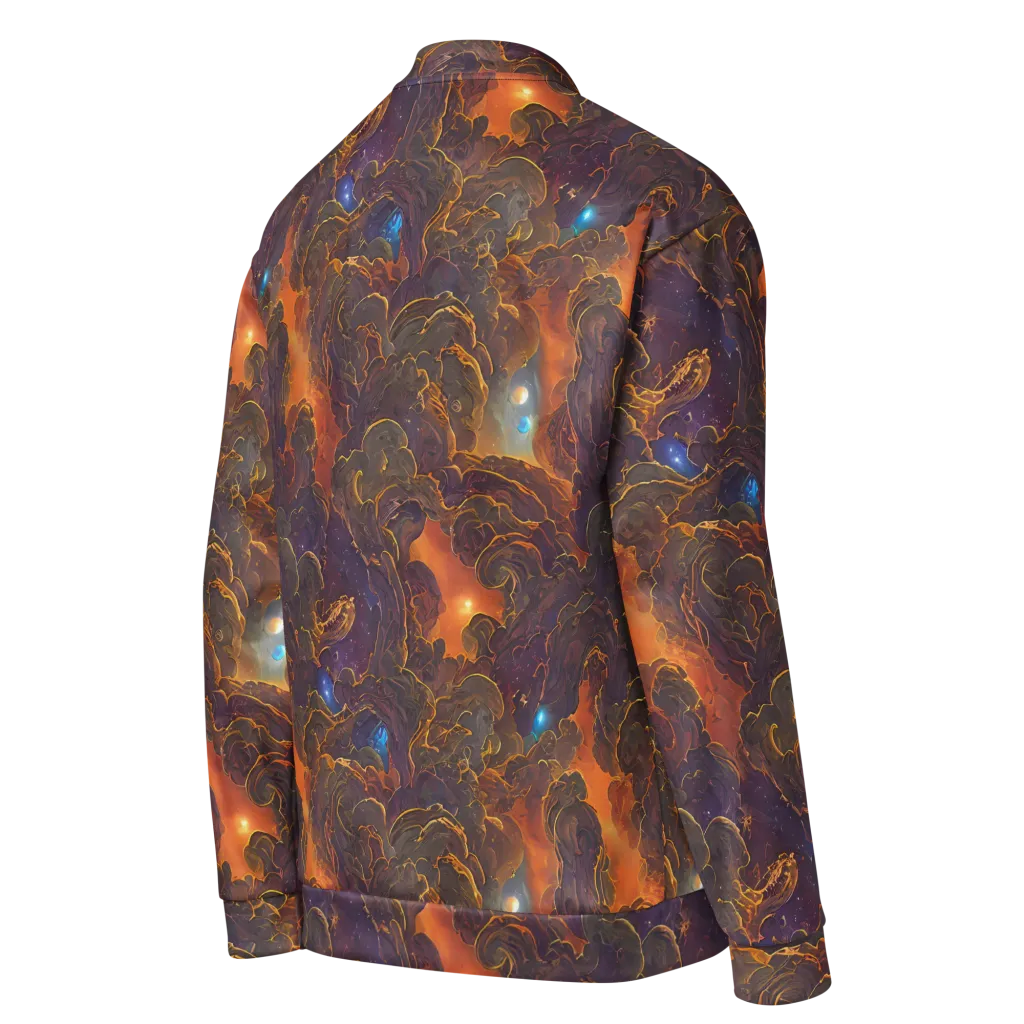 Pozzo Vortex on Bomber Jacket — Right Back