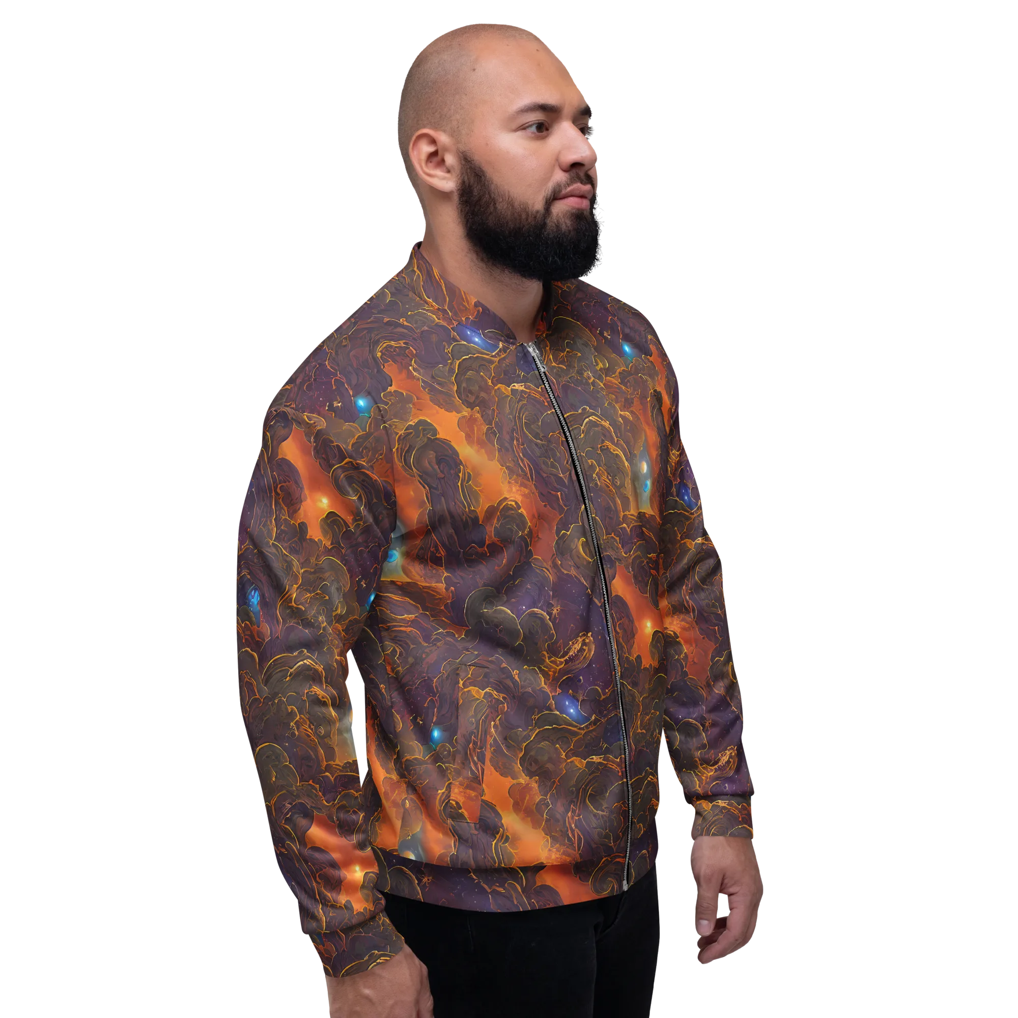 Pozzo Vortex on Bomber Jacket — Right
