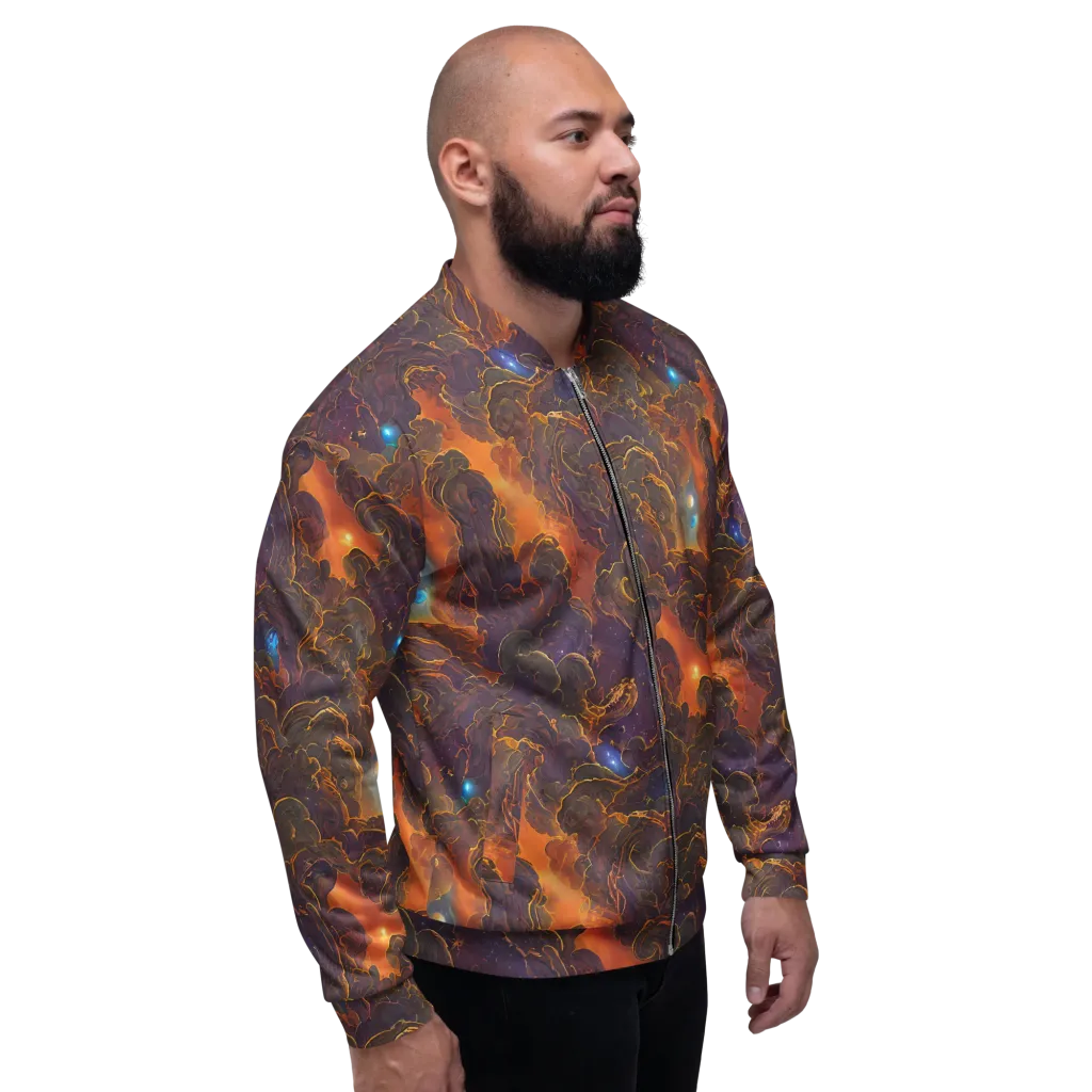 Pozzo Vortex on Bomber Jacket — Right