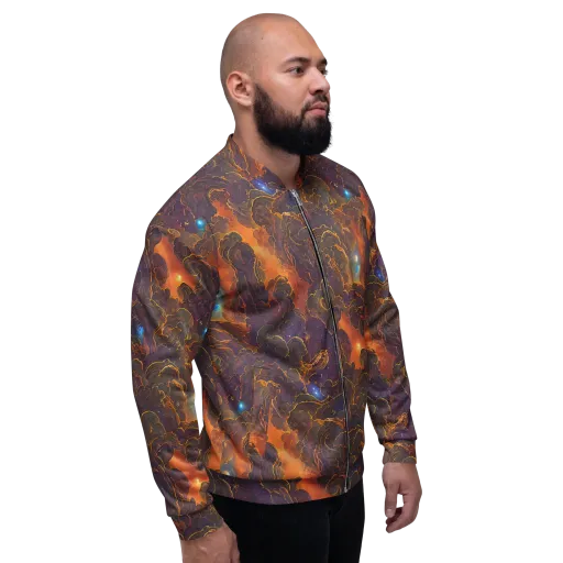 Pozzo Vortex on a Bomber Jacket