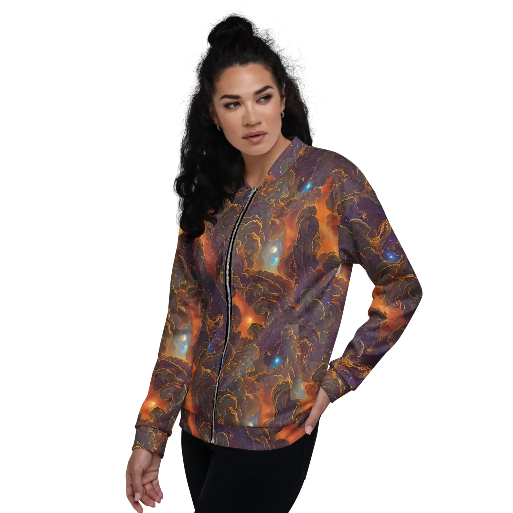 Pozzo Vortex on Bomber Jacket — Left