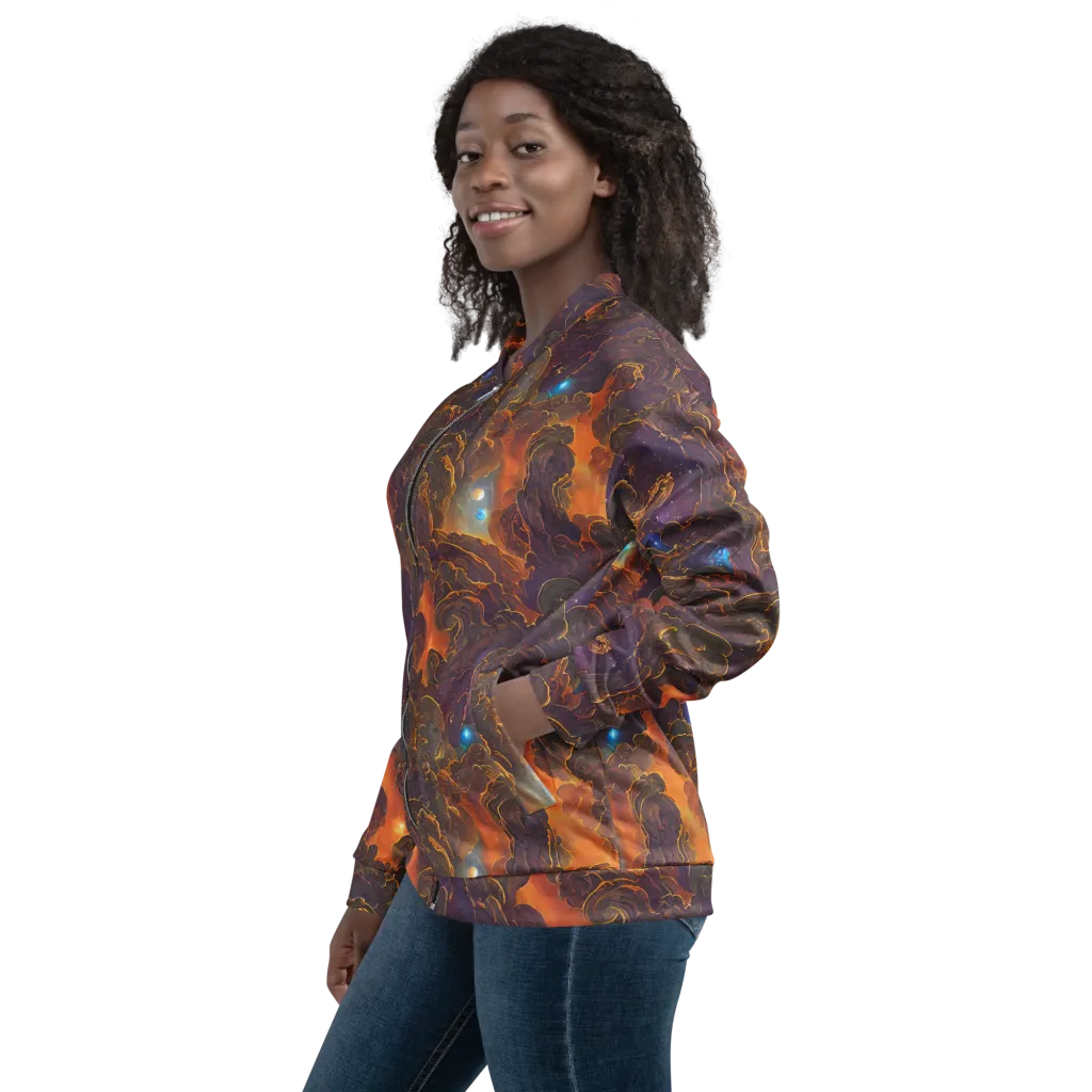 Pozzo Vortex on Bomber Jacket — Left
