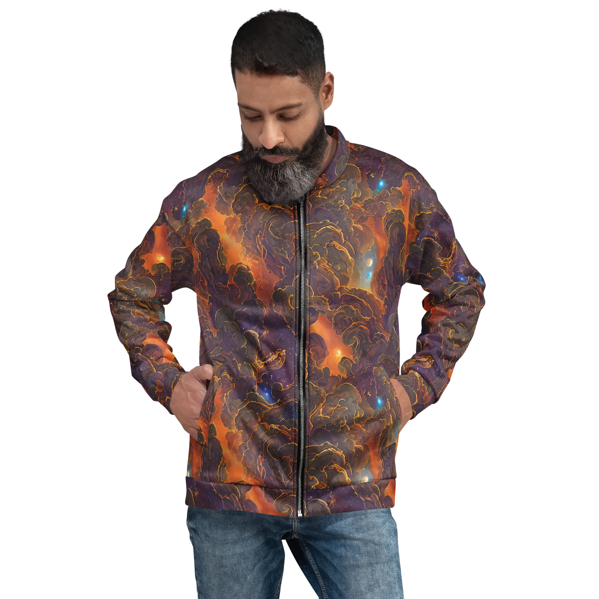 Pozzo Vortex on Bomber Jacket — Front