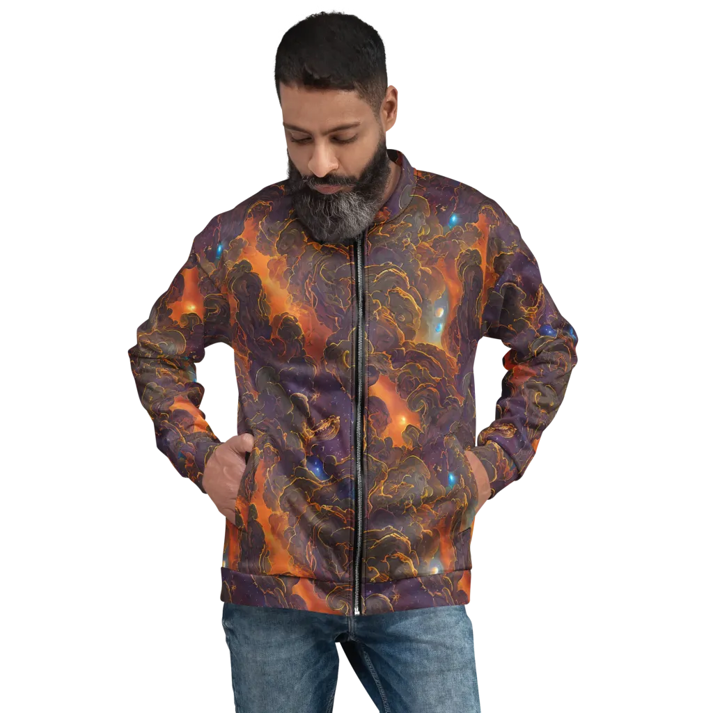 Pozzo Vortex on Bomber Jacket — Front