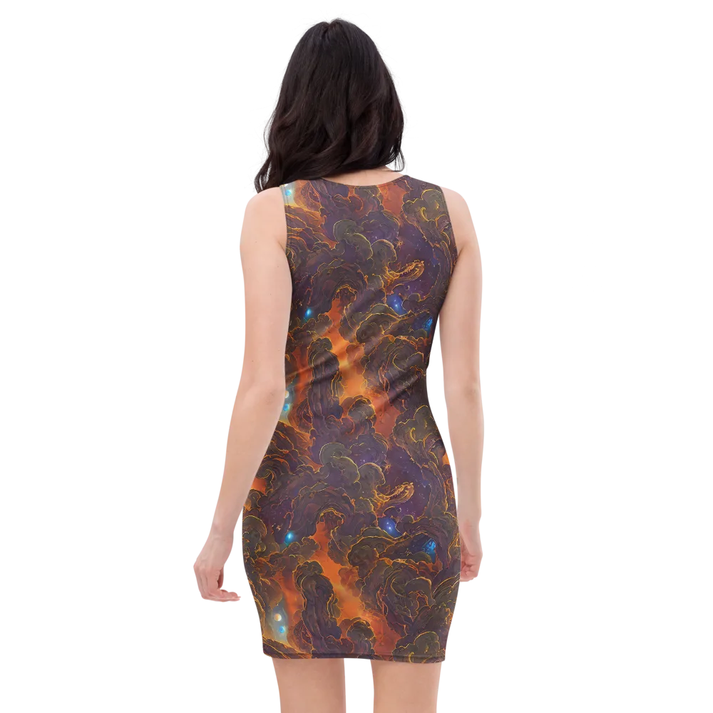 Pozzo Vortex on Bodycon Dress — Back