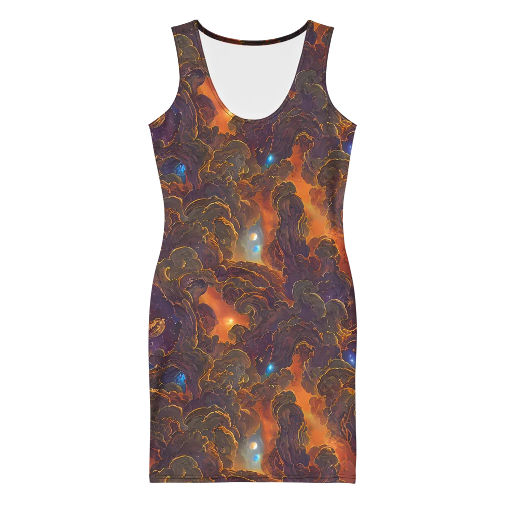 Pozzo Vortex on Bodycon Dress — Front