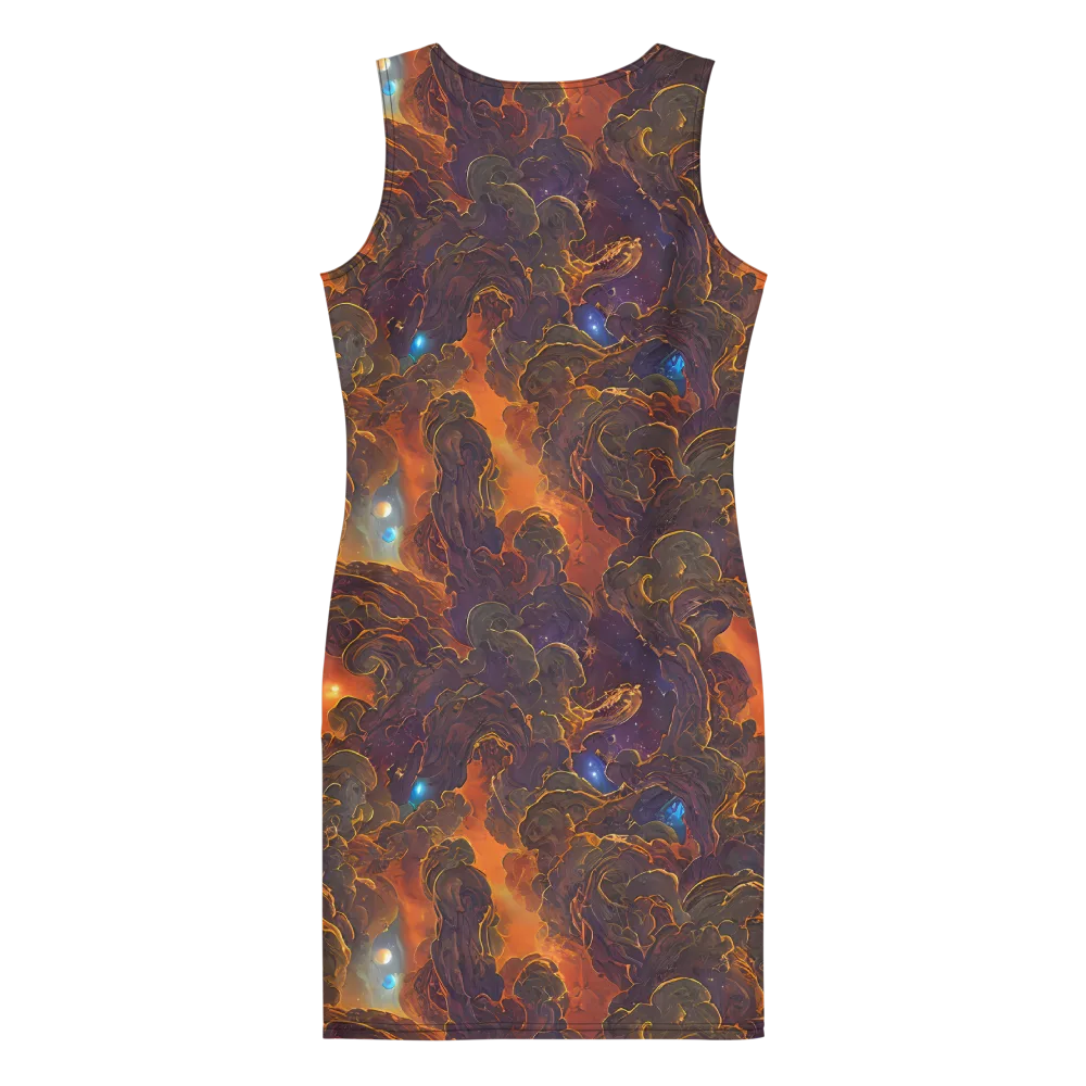 Pozzo Vortex on Bodycon Dress — Back