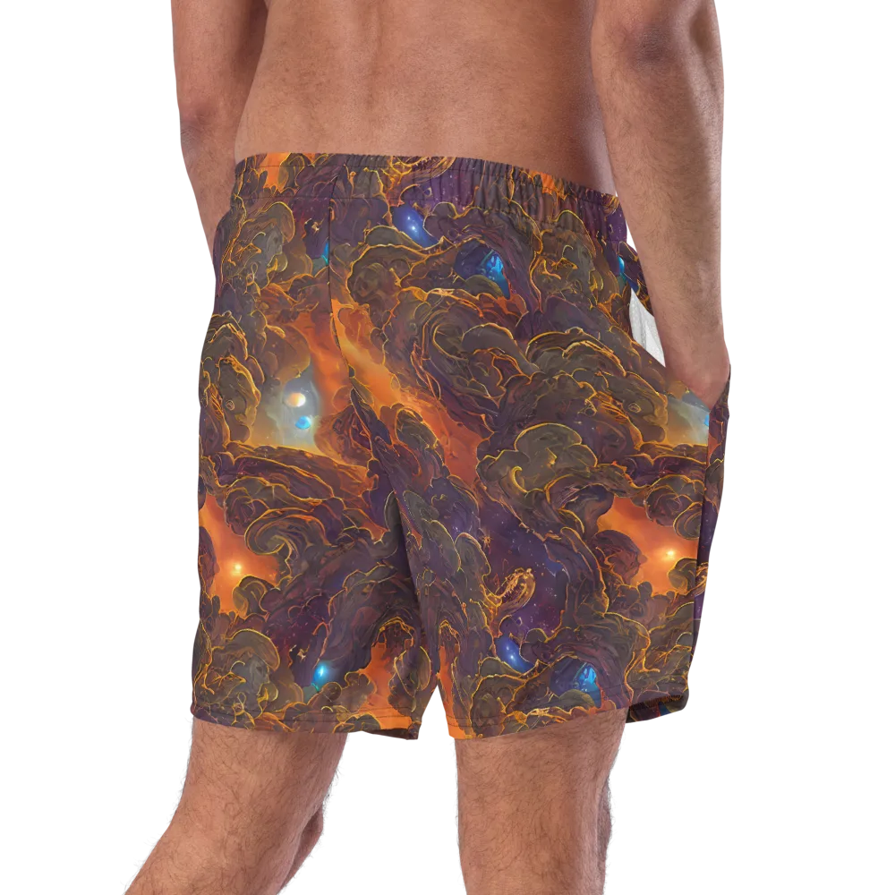 Pozzo Vortex on Swim Trunks — Right Back