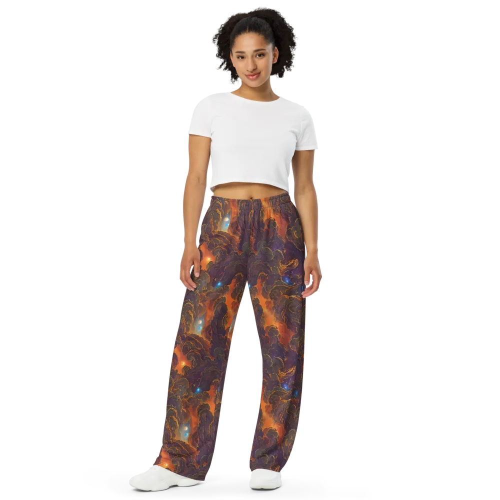 Pozzo Vortex on Wide-Leg Pants — Front