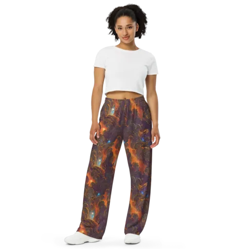 Pozzo Vortex on a Wide-Leg Pants