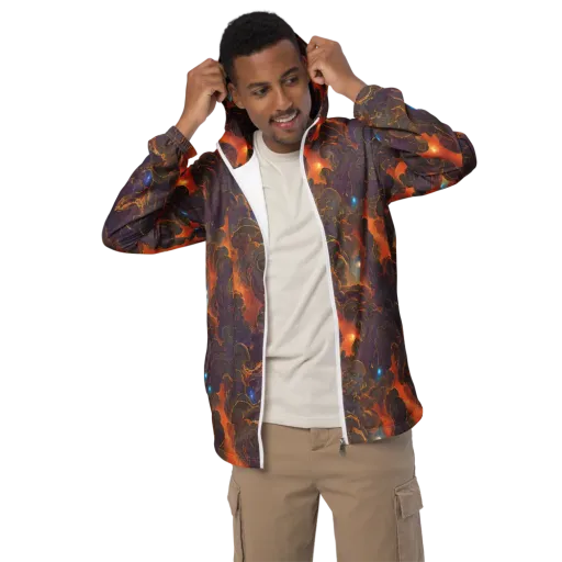 Pozzo Vortex on a Men's Windbreaker