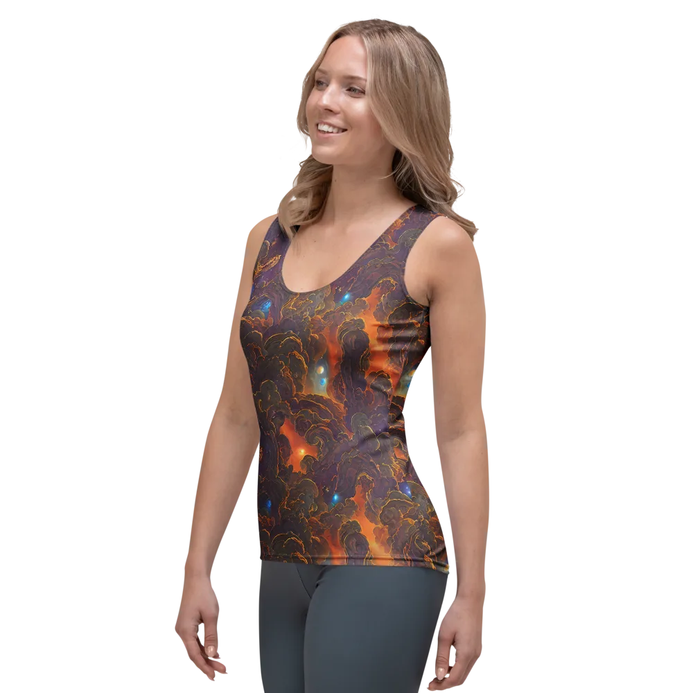Pozzo Vortex on Women's Tank Top — Left Front