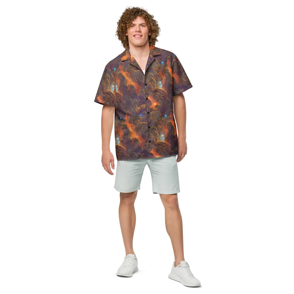 Pozzo Vortex on Button Shirt — Front