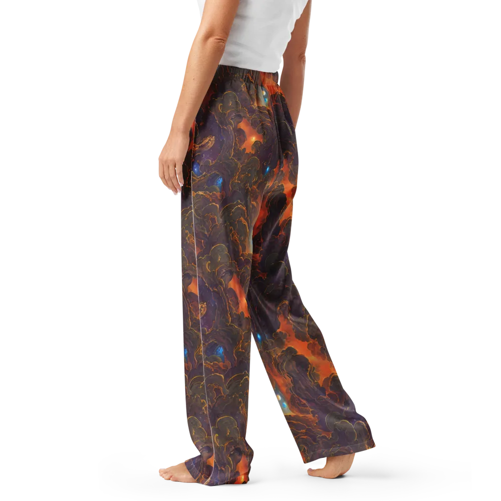 Pozzo Vortex on Women's Pajama Pants — Left