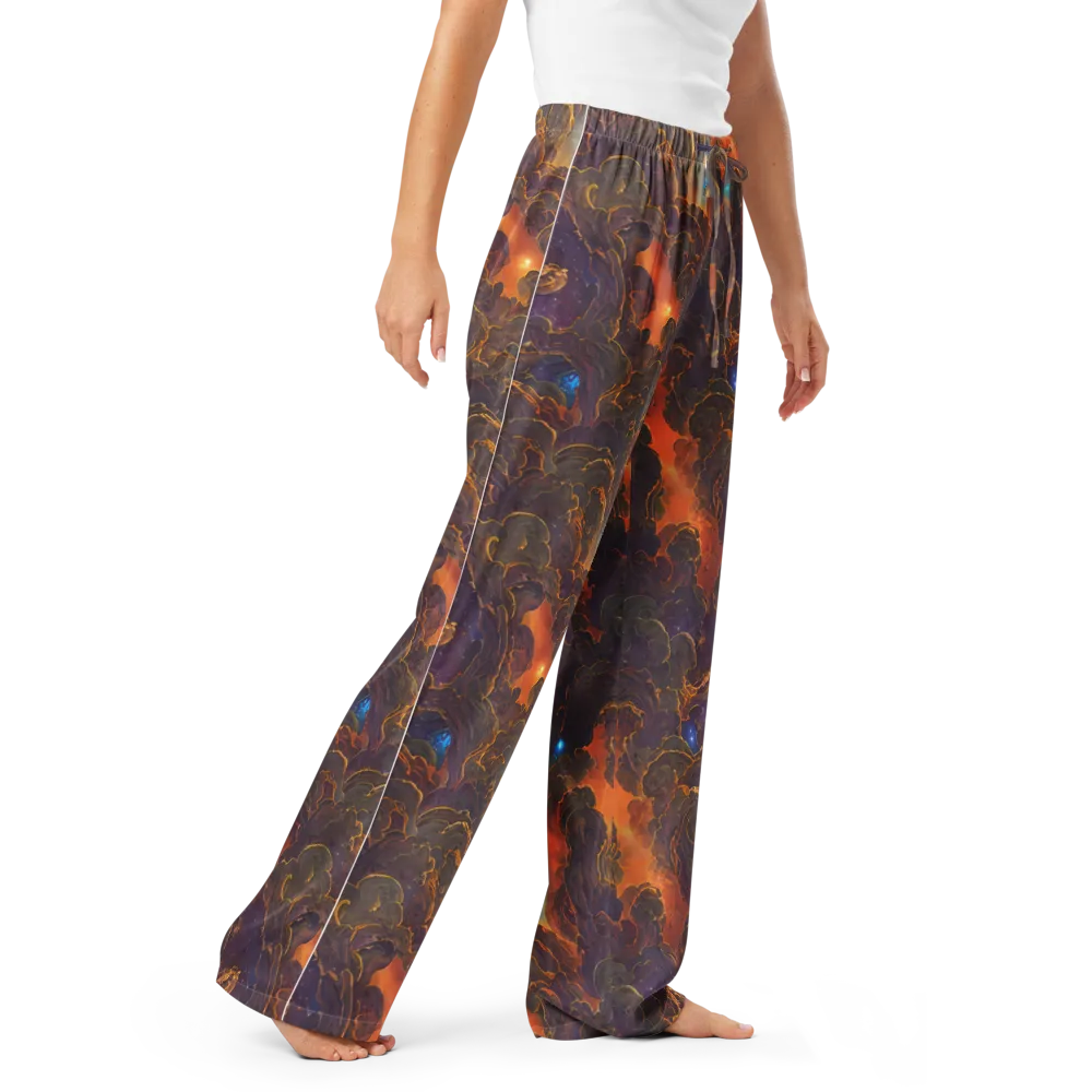 Pozzo Vortex on Women's Pajama Pants — Right Front