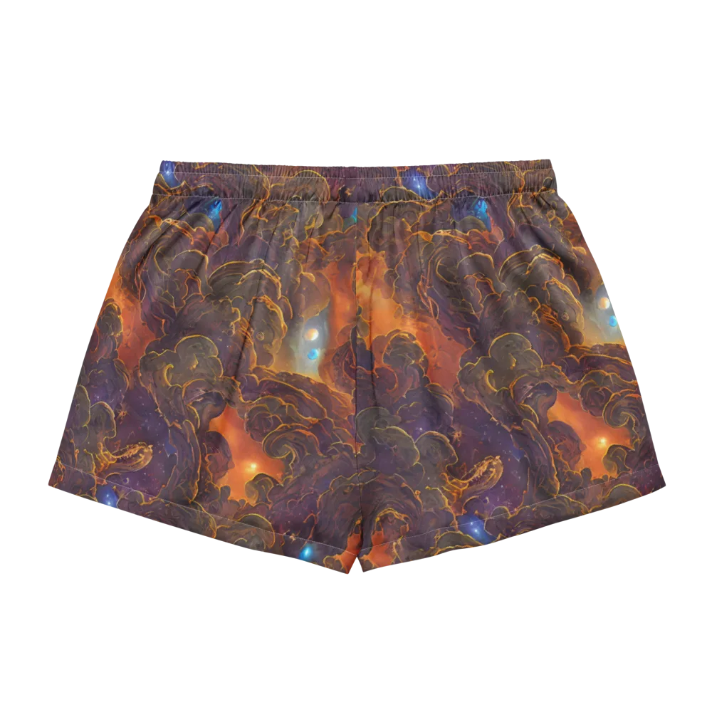 Pozzo Vortex on Women's Pajama Shorts — Back