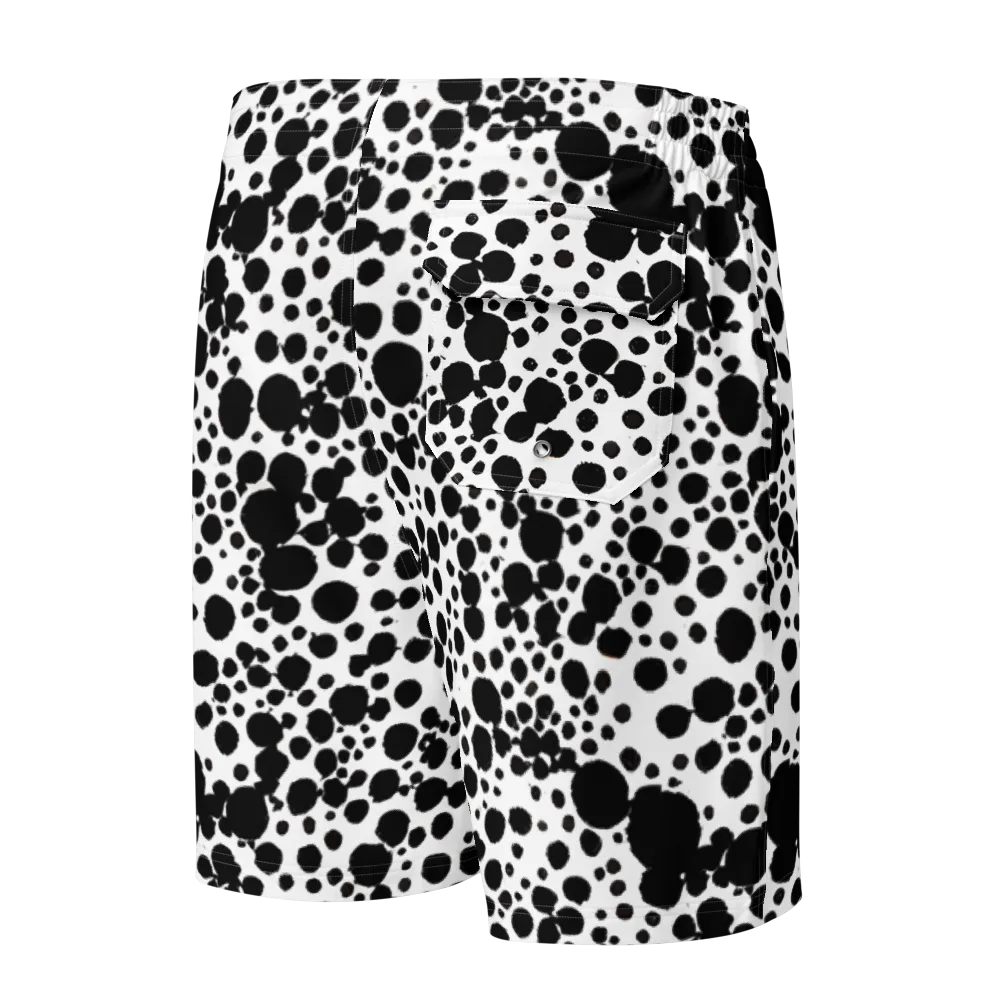Dappled Shadow Dance on Men's Board Shorts — Back