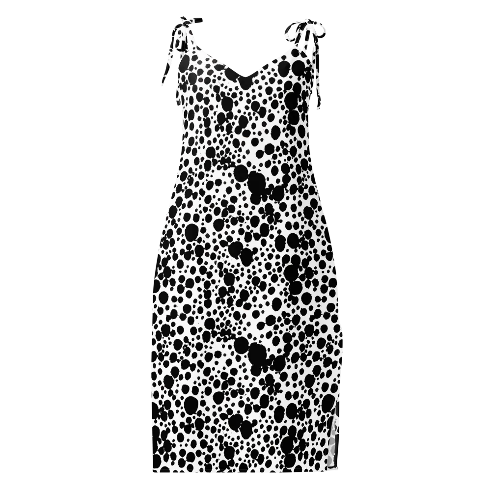 Dappled Shadow Dance on Slip Dress — Front