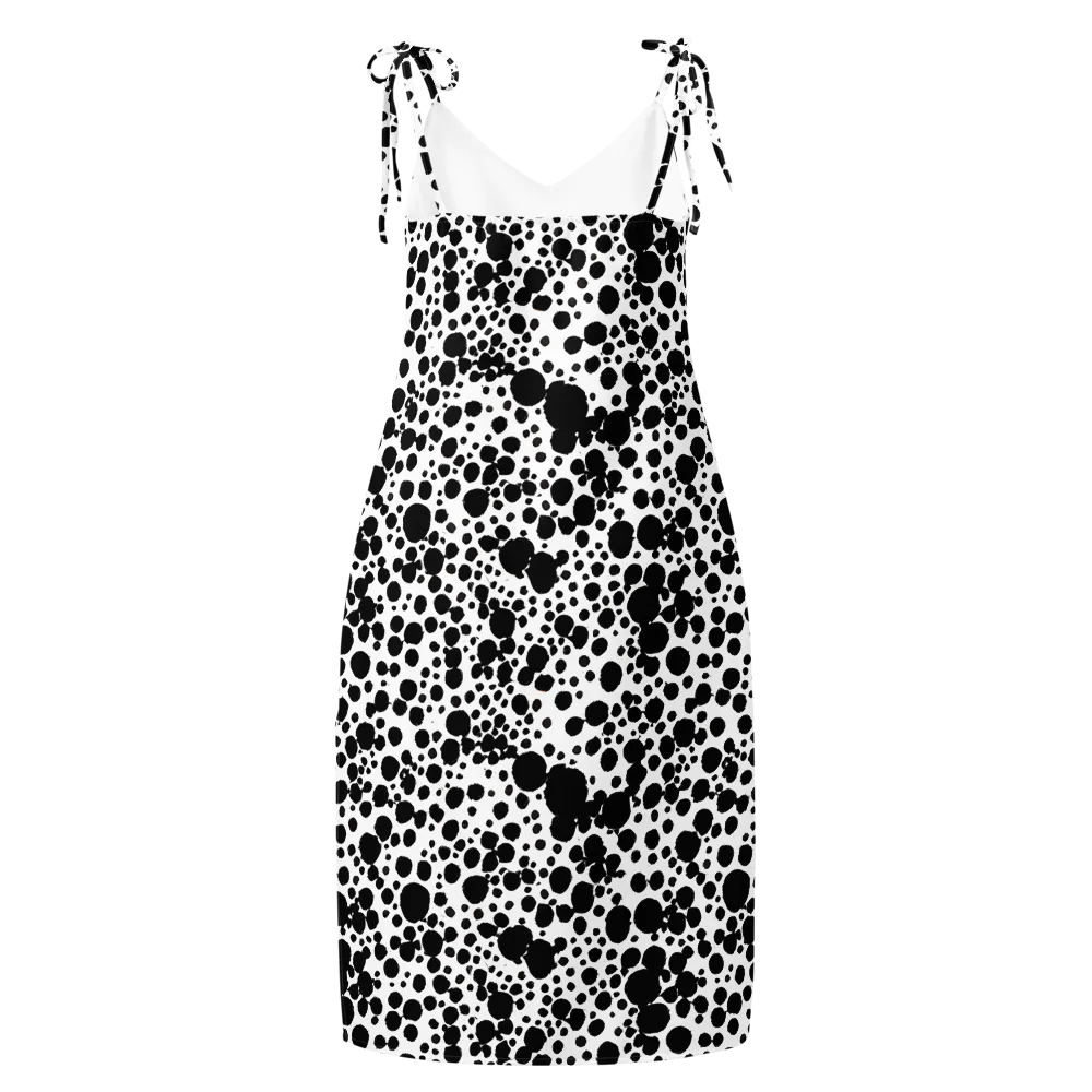 Dappled Shadow Dance on Slip Dress — Back