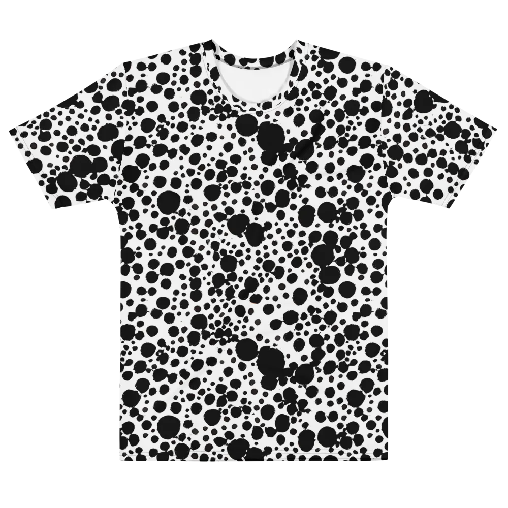 Dappled Shadow Dance on Men's Cotton Crew Neck T-Shirt — Front