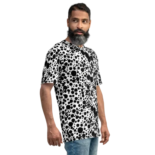 Dappled Shadow Dance on a Men's Crew Neck T-Shirt