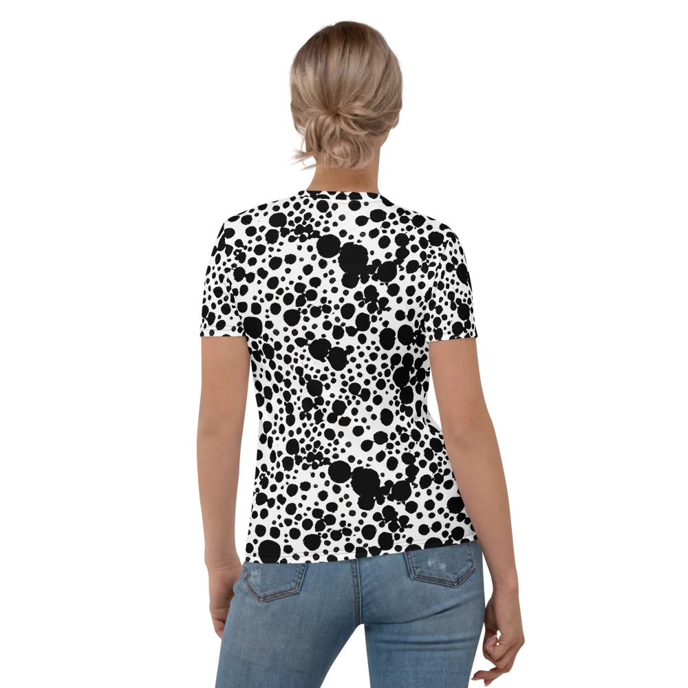 Dappled Shadow Dance on Women's Crew Neck T-Shirt — Back