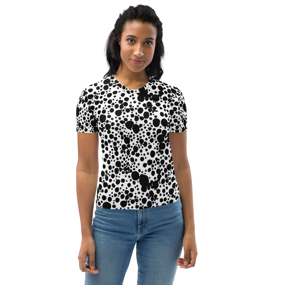 Dappled Shadow Dance on Women's Crew Neck T-Shirt — Front