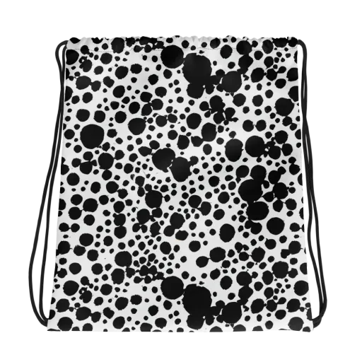 Dappled Shadow Dance on a Drawstring Bag