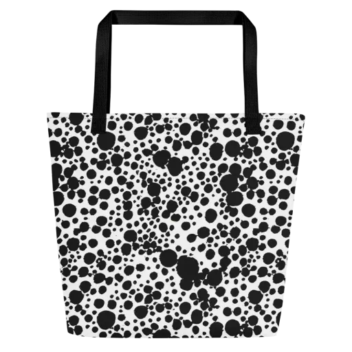 Dappled Shadow Dance on a Large Tote Bag W/ Pocket