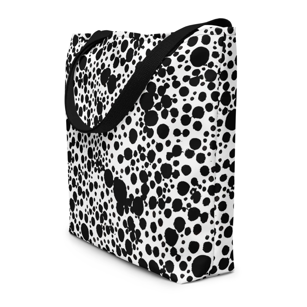 Dappled Shadow Dance on Large Tote Bag W/ Pocket — Front