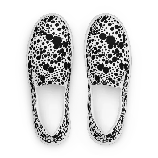 Dappled Shadow Dance on a Women's Slip-On Canvas Shoes