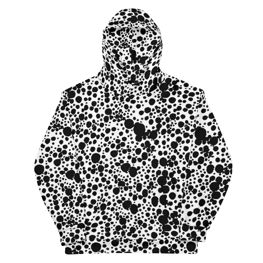Dappled Shadow Dance on Cotton Hoodie — Front