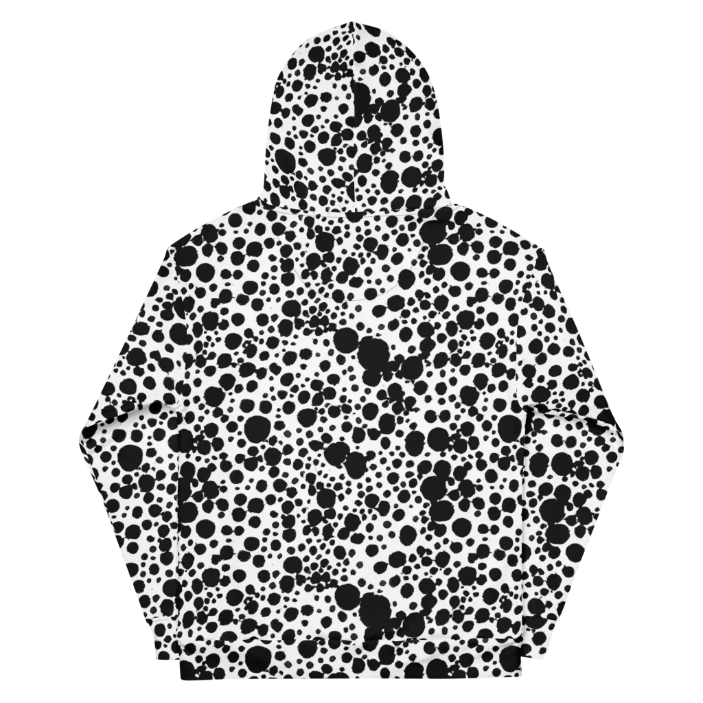 Dappled Shadow Dance on Cotton Hoodie — Back