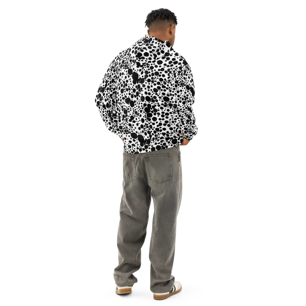 Dappled Shadow Dance on Cotton Hoodie — Back