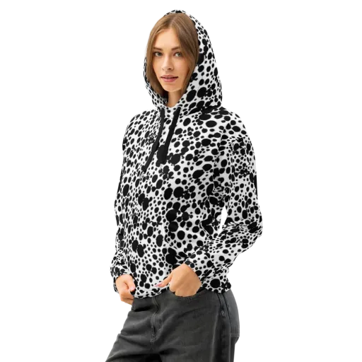 Dappled Shadow Dance on a Cotton Hoodie