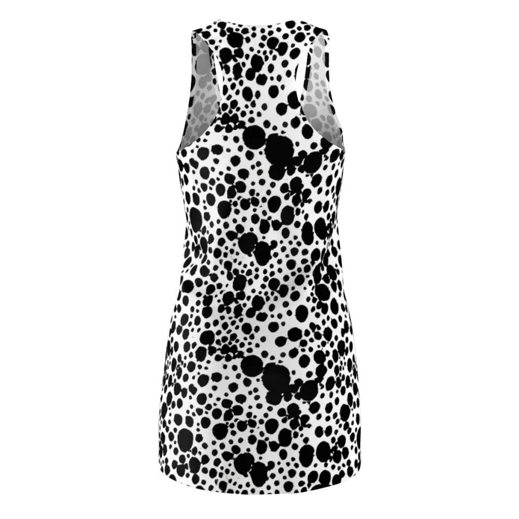 Dappled Shadow Dance on Racerback Dress — Back