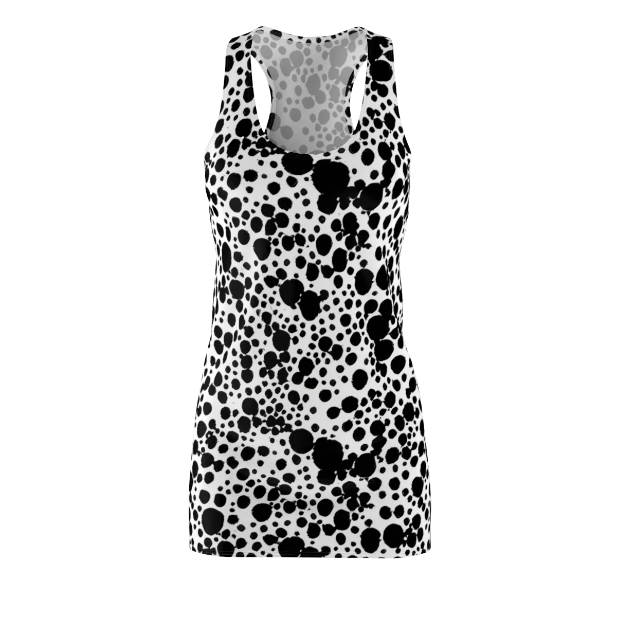 Dappled Shadow Dance on Racerback Dress — Front