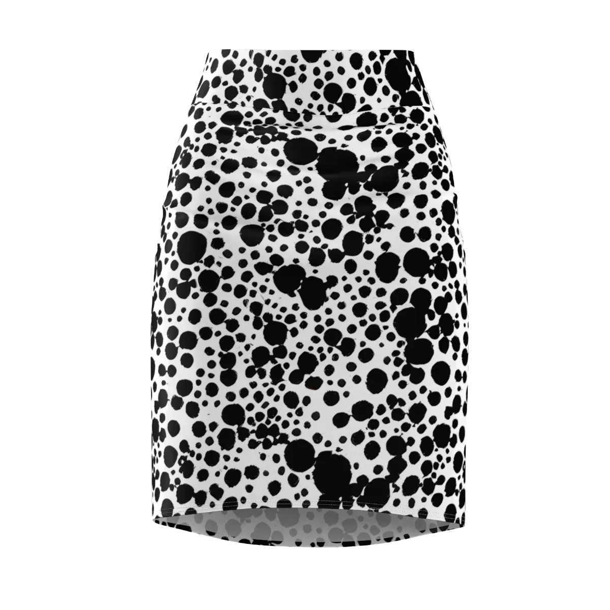 Dappled Shadow Dance on Pencil Skirt — Front