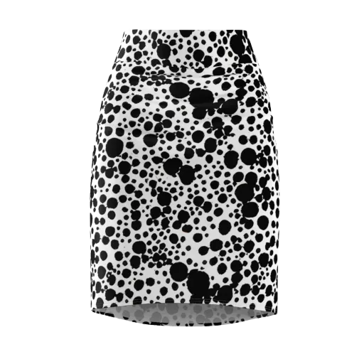 Dappled Shadow Dance on a Pencil Skirt