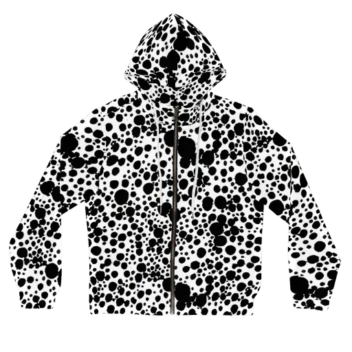 Dappled Shadow Dance on a Women's Full-Zip Hoodie